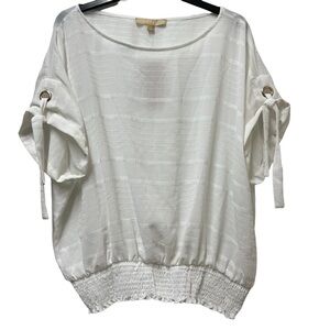 Hope & Harlow Sleeveless White Blouse Size 1X NWT